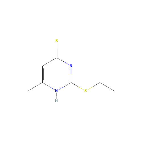 2-ethylsulfanyl-6-methyl-1H-pyrimidine-4-thione (CAS: 6967-58-4) - Related Chemical Product