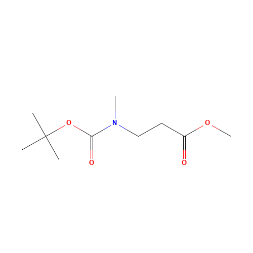methyl 3-[methyl-[(2-methylpropan-2-yl)oxycarbonyl]amino]propanoate (CAS: 119740-95-3) - Related Chemical Product