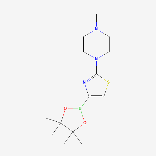 2-(4-methylpiperazin-1-yl)-4-(4,4,5,5-tetramethyl-1,3,2-dioxaborolan-2-yl)-1,3-thiazole (CAS: 1390682-08-2) - Related Chemical Product