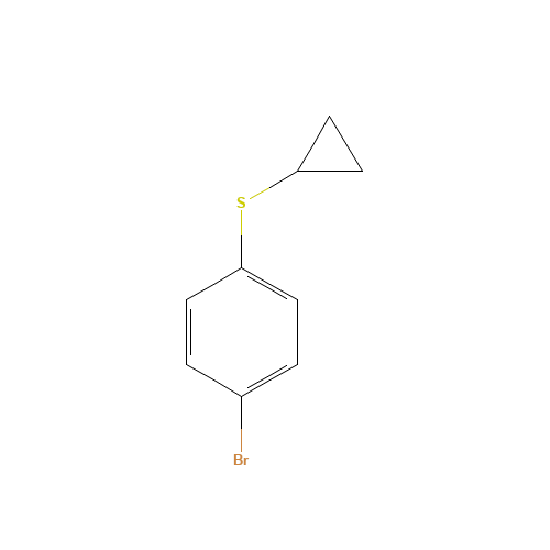 1-bromo-4-cyclopropylsulfanylbenzene (CAS: 411229-63-5) - Related Chemical Product