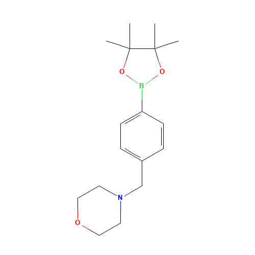 4-[[4-(4,4,5,5-tetramethyl-1,3,2-dioxaborolan-2-yl)phenyl]methyl]morpholine (CAS: 364794-79-6) - Related Chemical Product
