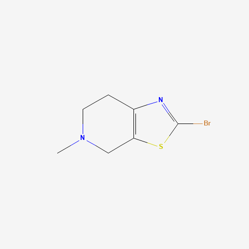 2-bromo-5-methyl-6,7-dihydro-4H-[1,3]thiazolo[5,4-c]pyridine (CAS: 143150-92-9) - Chemical Structure and Molecular Formula 