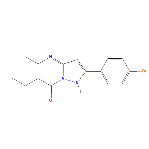 2-(4-bromophenyl)-6-ethyl-5-methyl-1H-pyrazolo[1,5-a]pyrimidin-7-one (CAS: 310422-21-0) - Related Chemical Product