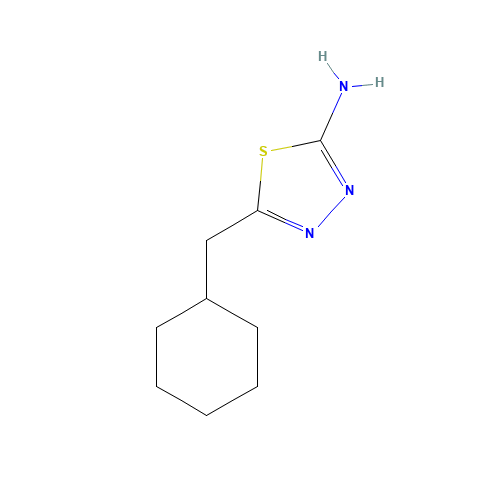 5-(cyclohexylmethyl)-1,3,4-thiadiazol-2-amine (CAS: 118314-08-2) - Related Chemical Product