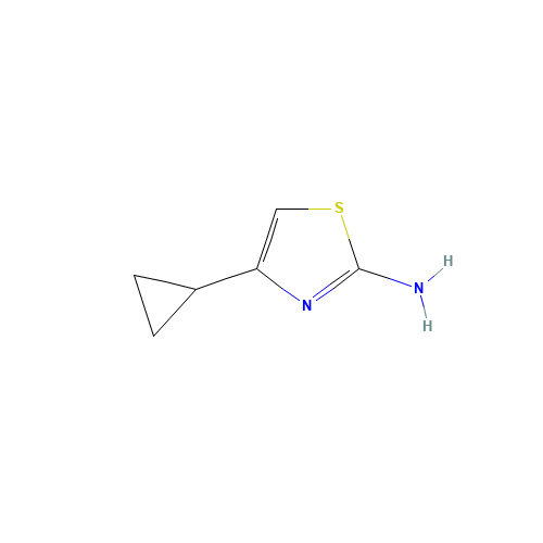 4-cyclopropyl-1,3-thiazol-2-amine (CAS: 324579-90-0) - Chemical Structure and Molecular Formula 