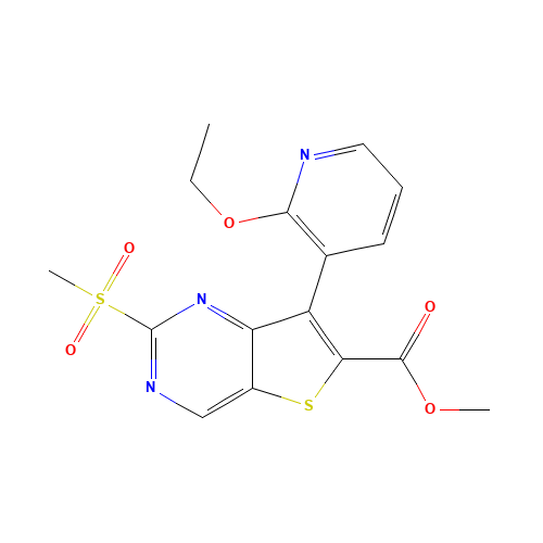 methyl 7-(2-ethoxypyridin-3-yl)-2-methylsulfonylthieno[3,2-d]pyrimidine-6-carboxylate (CAS: 1462950-40-8) - Related Chemical Product