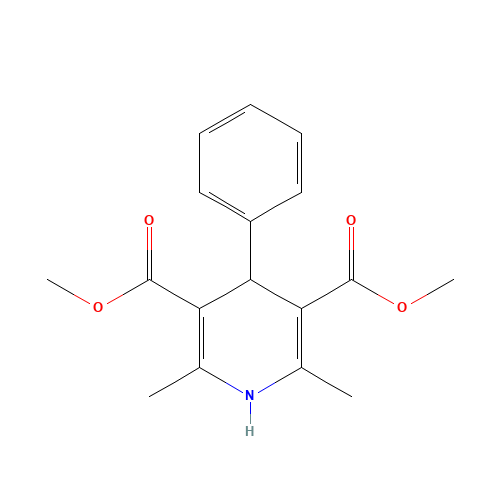 dimethyl 2,6-dimethyl-4-phenyl-1,4-dihydropyridine-3,5-dicarboxylate (CAS: 70677-78-0) - Related Chemical Product