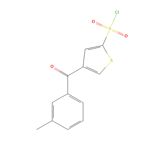4-(3-methylbenzoyl)thiophene-2-sulfonyl chloride (CAS: 119018-07-4) - Related Chemical Product