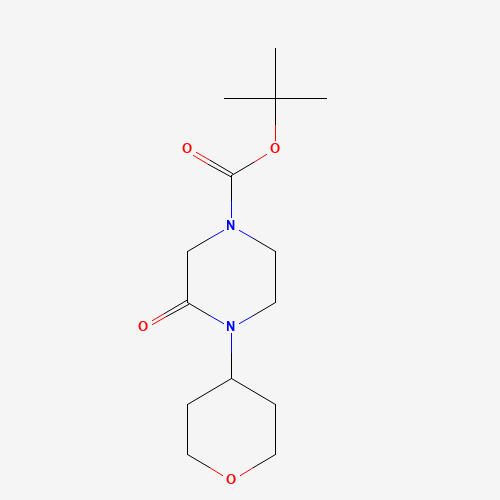 tert-butyl 4-(oxan-4-yl)-3-oxopiperazine-1-carboxylate (CAS: 1400755-13-6) - Related Chemical Product