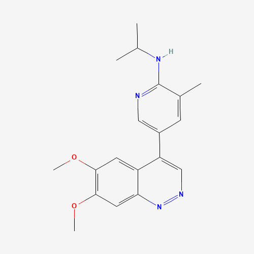 5-(6,7-dimethoxycinnolin-4-yl)-3-methyl-N-propan-2-ylpyridin-2-amine (CAS: 947192-73-6) - Related Chemical Product