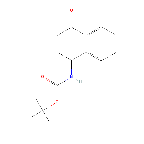 tert-butyl N-(4-oxo-2,3-dihydro-1H-naphthalen-1-yl)carbamate (CAS: 1313021-93-0) - Related Chemical Product