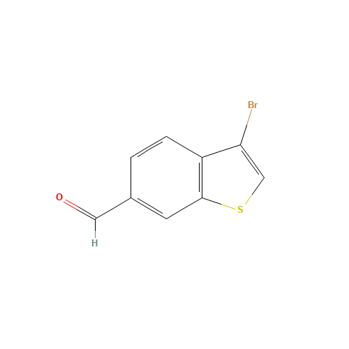 3-bromo-1-benzothiophene-6-carbaldehyde (CAS: 10135-02-1) - Chemical Structure and Molecular Formula 