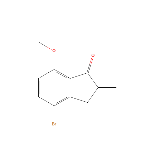4-bromo-7-methoxy-2-methyl-2,3-dihydroinden-1-one (CAS: 1155261-18-9) - Related Chemical Product