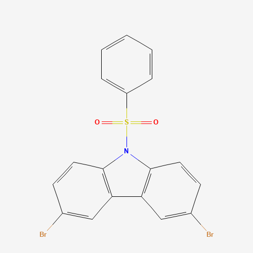 9-(benzenesulfonyl)-3,6-dibromocarbazole (CAS: 725277-97-4) - Related Chemical Product