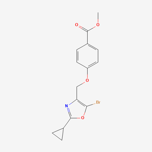 methyl 4-[(5-bromo-2-cyclopropyl-1,3-oxazol-4-yl)methoxy]benzoate (CAS: 1344088-64-7) - Related Chemical Product
