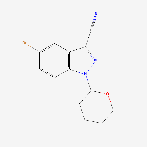5-bromo-1-(oxan-2-yl)indazole-3-carbonitrile (CAS: 1326714-86-6) - Related Chemical Product