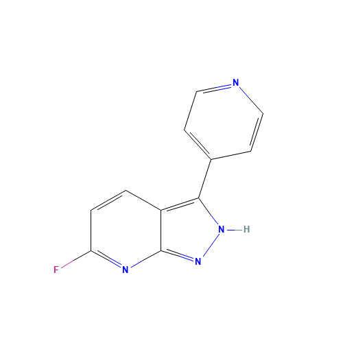 6-fluoro-3-pyridin-4-yl-2H-pyrazolo[3,4-b]pyridine (CAS: 552331-67-6) - Related Chemical Product