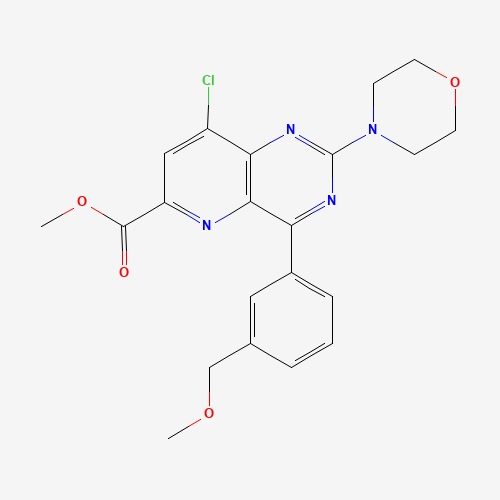 methyl 8-chloro-4-[3-(methoxymethyl)phenyl]-2-morpholin-4-ylpyrido[3,2-d]pyrimidine-6-carboxylate (CAS: 1240123-09-4) - Related Chemical Product