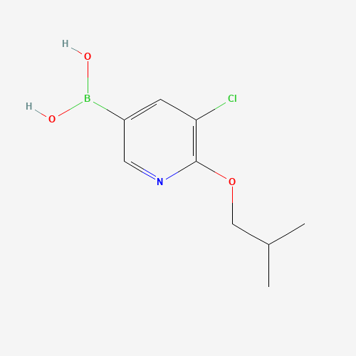 [5-chloro-6-(2-methylpropoxy)pyridin-3-yl]boronic acid (CAS: 1217500-89-4) - Related Chemical Product