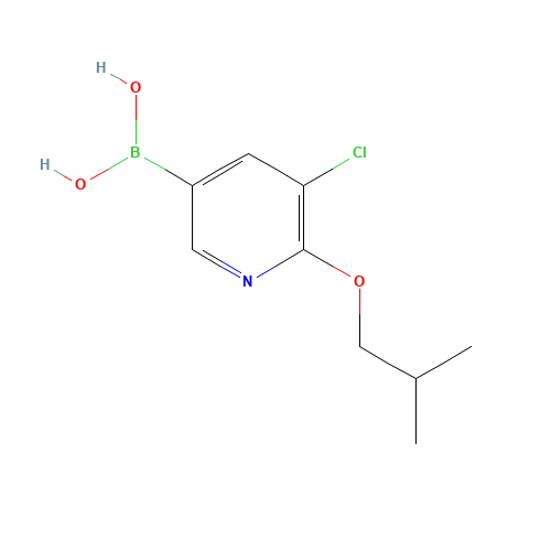 [5-chloro-6-(2-methylpropoxy)pyridin-3-yl]boronic acid (CAS: 1217500-89-4) - Related Chemical Product