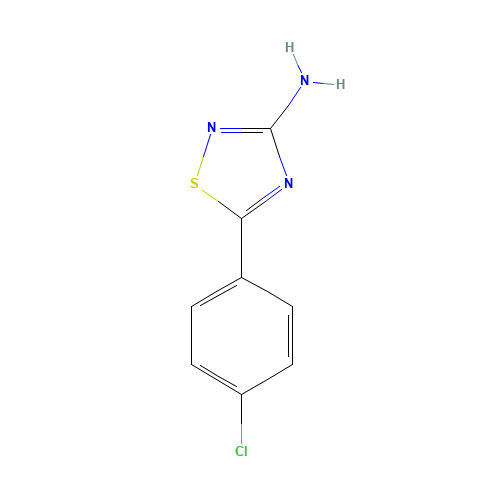 5-(4-chlorophenyl)-1,2,4-thiadiazol-3-amine (CAS: 89894-30-4) - Related Chemical Product