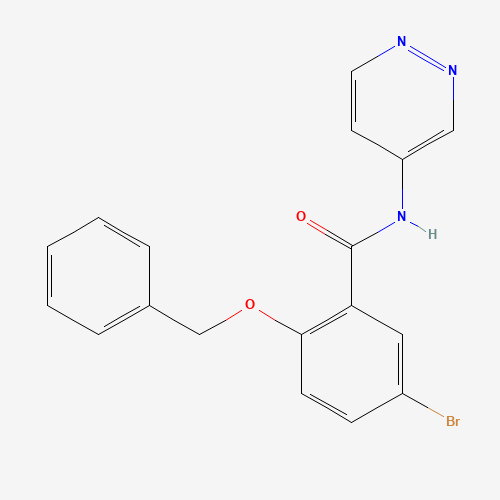 5-bromo-2-phenylmethoxy-N-pyridazin-4-ylbenzamide (CAS: 1285513-38-3) - Related Chemical Product