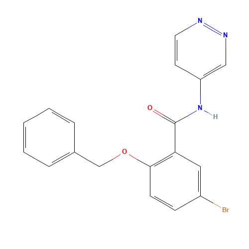 5-bromo-2-phenylmethoxy-N-pyridazin-4-ylbenzamide (CAS: 1285513-38-3) - Related Chemical Product