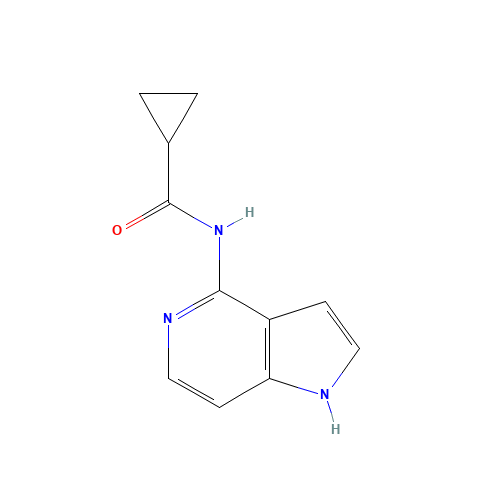 N-(1H-pyrrolo[3,2-c]pyridin-4-yl)cyclopropanecarboxamide (CAS: 1415124-82-1) - Related Chemical Product
