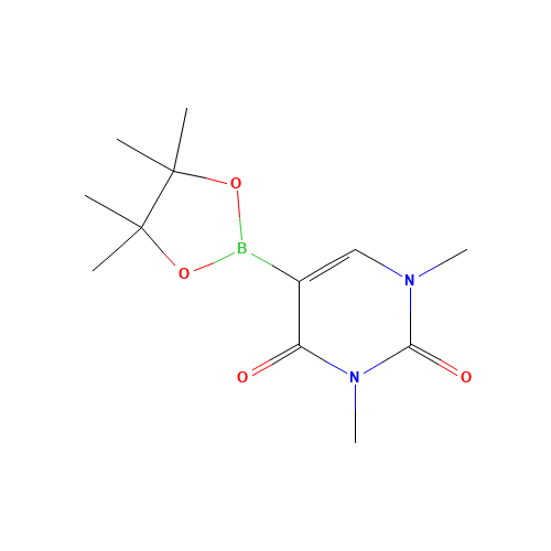 1,3-dimethyl-5-(4,4,5,5-tetramethyl-1,3,2-dioxaborolan-2-yl)pyrimidine-2,4-dione (CAS: 269410-01-7) - Related Chemical Product