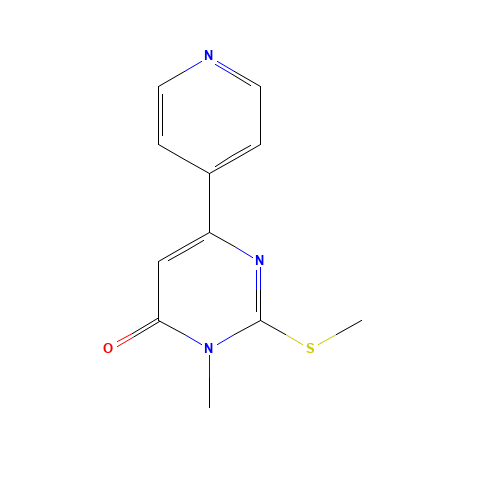 3-methyl-2-methylsulfanyl-6-pyridin-4-ylpyrimidin-4-one (CAS: 208655-21-4) - Related Chemical Product