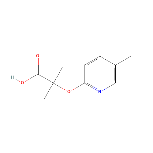 2-methyl-2-(5-methylpyridin-2-yl)oxypropanoic acid (CAS: 883858-08-0) - Related Chemical Product