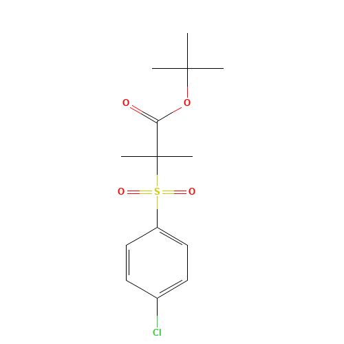 tert-butyl 2-(4-chlorophenyl)sulfonyl-2-methylpropanoate (CAS: 175135-88-3) - Related Chemical Product