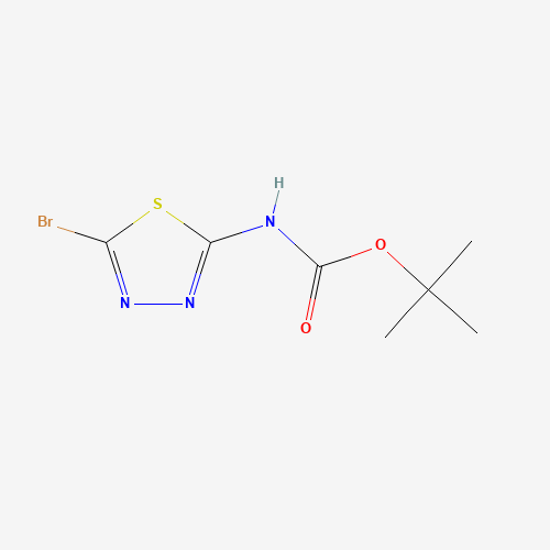 tert-butyl N-(5-bromo-1,3,4-thiadiazol-2-yl)carbamate (CAS: 1048358-33-3) - Related Chemical Product