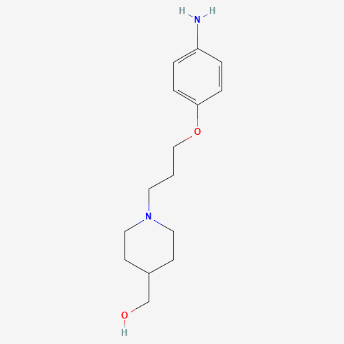 [1-[3-(4-aminophenoxy)propyl]piperidin-4-yl]methanol (CAS: 925921-05-7) - Related Chemical Product