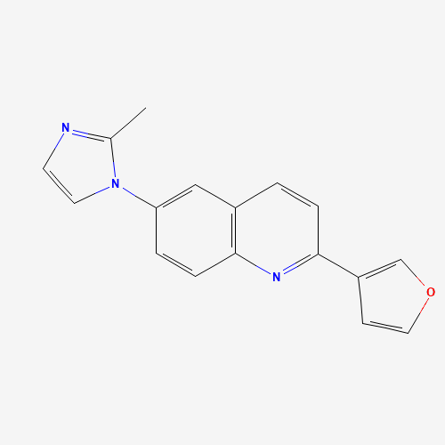 2-(furan-3-yl)-6-(2-methylimidazol-1-yl)quinoline (CAS: 1202001-59-9) - Related Chemical Product