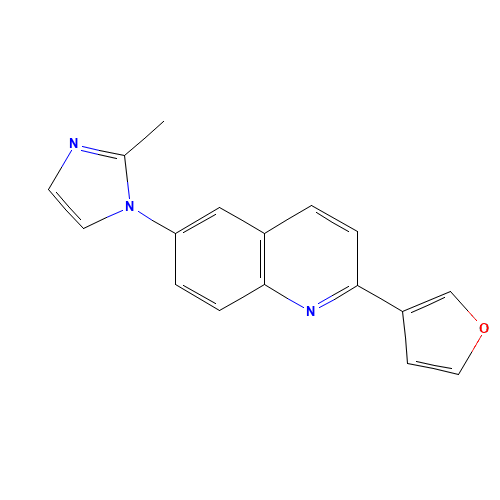 2-(furan-3-yl)-6-(2-methylimidazol-1-yl)quinoline (CAS: 1202001-59-9) - Related Chemical Product