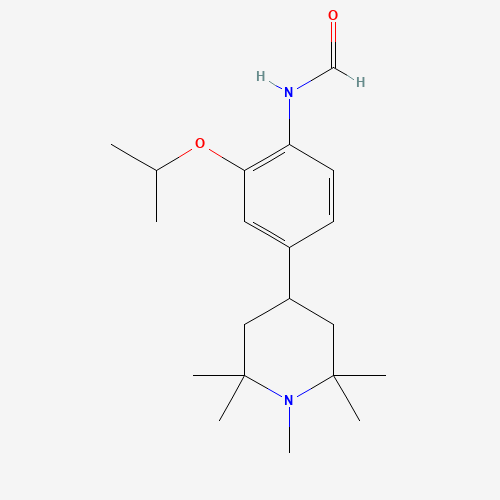 N-[4-(1,2,2,6,6-pentamethylpiperidin-4-yl)-2-propan-2-yloxyphenyl]formamide (CAS: 1462951-57-0) - Related Chemical Product