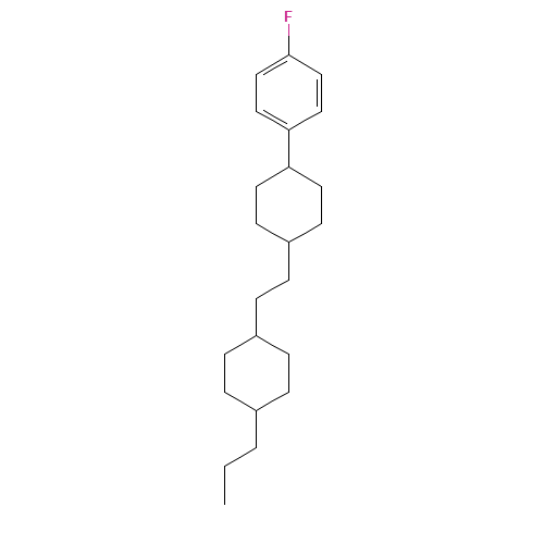 1-fluoro-4-[4-[2-(4-propylcyclohexyl)ethyl]cyclohexyl]benzene (CAS: 91162-04-8) - Related Chemical Product