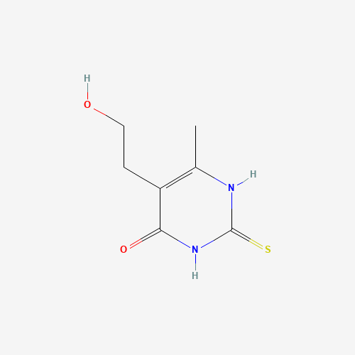 5-(2-hydroxyethyl)-6-methyl-2-sulfanylidene-1H-pyrimidin-4-one (CAS: 21585-16-0) - Related Chemical Product