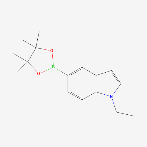 1-ethyl-5-(4,4,5,5-tetramethyl-1,3,2-dioxaborolan-2-yl)indole (CAS: 1219741-53-3) - Related Chemical Product