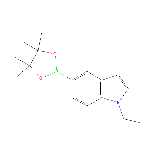 1-ethyl-5-(4,4,5,5-tetramethyl-1,3,2-dioxaborolan-2-yl)indole (CAS: 1219741-53-3) - Related Chemical Product