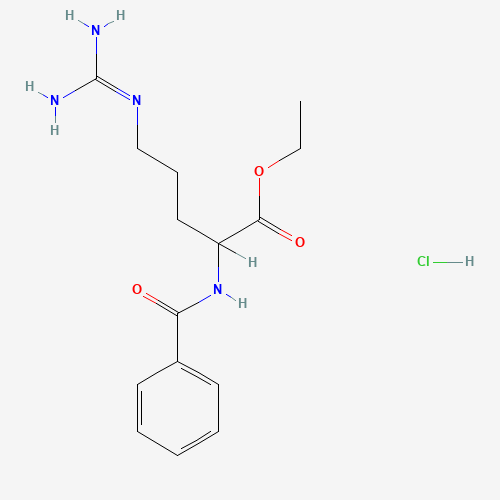 ethyl 2-benzamido-5-(diaminomethylideneamino)pentanoate;hydrochloride (CAS: 128805-94-7) - Related Chemical Product