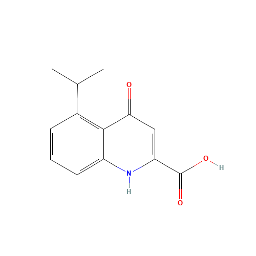 4-oxo-5-propan-2-yl-1H-quinoline-2-carboxylic acid (CAS: 123158-12-3) - Related Chemical Product