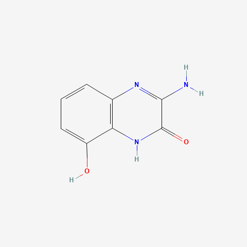 3-amino-8-hydroxy-1H-quinoxalin-2-one (CAS: 659729-80-3) - Chemical Structure and Molecular Formula 