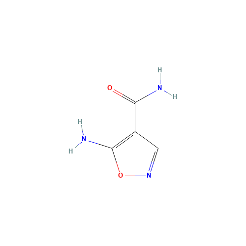 5-amino-1,2-oxazole-4-carboxamide (CAS: 95298-76-3) - Chemical Structure and Molecular Formula 