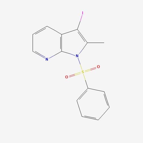 1-(benzenesulfonyl)-3-iodo-2-methylpyrrolo[2,3-b]pyridine (CAS: 943324-07-0) - Related Chemical Product