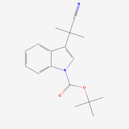 tert-butyl 3-(2-cyanopropan-2-yl)indole-1-carboxylate (CAS: 380626-46-0) - Related Chemical Product