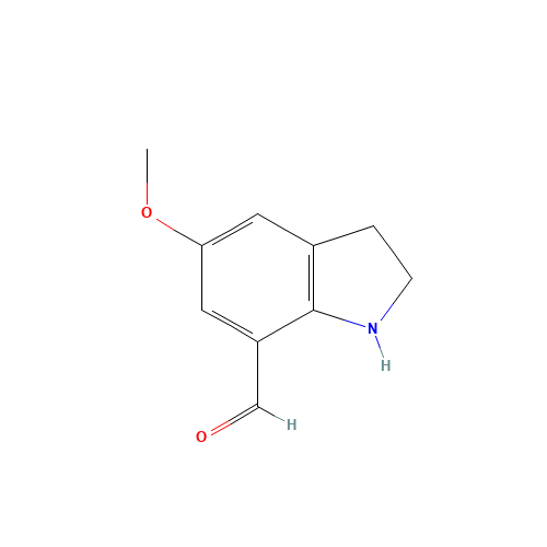 5-methoxy-2,3-dihydro-1H-indole-7-carbaldehyde (CAS: 309976-21-4) - Related Chemical Product