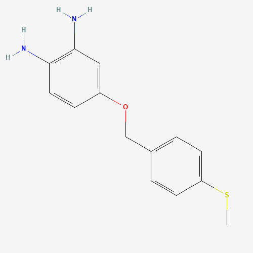 4-[(4-methylsulfanylphenyl)methoxy]benzene-1,2-diamine (CAS: 1043424-71-0) - Related Chemical Product