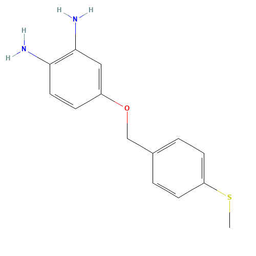 4-[(4-methylsulfanylphenyl)methoxy]benzene-1,2-diamine (CAS: 1043424-71-0) - Related Chemical Product